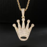 ราคา TEMU สร้อยคอพร้อมจี้มงกุฎฮิปฮอป 1 ชิ้น, ของขวัญสร้อยคอฮิปฮอปมงกุฎ (17592277574369)