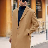 ราคา TEMU เสื้อโค้ทขนหนูสีเดี่ยวขนาดใหญ่สำหรับชาย แจ็คเก็ตปุ่มขึ้นสำหรับชายขนาดใหญ่สำหรับฤดูใบไม้ร่วง/ฤดูใบไม้ผลิ ชุดผู้ชาย (17592242824687)