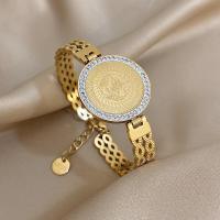 ราคา TEMU สร้อยข้อมือเหล็กกล้า 1 ชิ้น ด้วยดอกไม้และนก ลายพร้อมหินประดับ, สร้อยข้อมือรูปดอกไม้ของชีวิต (17592289192308)