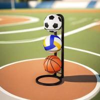 ราคา TEMU ราวเก็บลูกบอล, ที่วางแสดงลูกบาสเก็ตบอล, ที่วางลูกบอลพกพาสำหรับบาสเก็ตบอล, ฟุตบอล และวอลเลย์บอล (17592290260626)