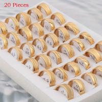 ราคา TEMU 20 ชิ้น แหวนสแตนเลสทรงทันสมัยคุณภาพสูง กันน้ำ เหมาะสำหรับผู้ชายใส่ประจำ ของขวัญสำหรับงานเลี้ยง วันหยุด วันเกิด หรือวันครบรอบ (17592301848844)