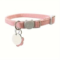 ราคา TEMU พวงกุญแมวที่ปรับแต่งสวยงาม, พวงกุญแมวเนื้อผ้า Corduroy และเวลเว็ทอ่อนนุ่มพร้อมกระดิ่งและแผ่นป้ายชื่อและเบอร์โทรศัพท์สำหรับแมวป้องกันการสูญหาย (17592307969144)