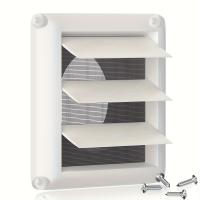 ราคา TEMU ฝาครอบช่องระบายอากาศแบบสี่เหลี่ยม 4 นิ้ว 1 ชิ้น, วัสดุพลาสติก, พร้อมตะแกรงป้องกันแมลง, สำหรับการระบายอากาศในบ้าน, ฝาครอบช่องระบายอากาศสำหรับพื้นบ้าน (17592293039371)