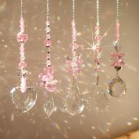 ราคา TEMU 5 ชิ้น พวงมาลัยแขวนสีสวยงามทำจากคริสตัล สร้อยสระสีรุ้ง, ของตกแต่งสำหรับหน้าต่างบ้าน สวน โคมไฟ รถ วันวาเลนไทน์ คริสต์มาส (17592344700284)