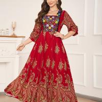 ราคา TEMU ชุดเดรสแม็กซี่สีแดงโบฮีเมียนที่หรูหราพร้อมดีไซน์เหลือง - คอแบน,แขนกว้าง,เอวสวม,เหมาะสำหรับใส่ในชีวิตประจำวัน,วันหยุด,และชายหาด,ชุดเดรสที่หลากหลายทุกฤดูกาล|สไตล์โบฮีเมียน|คอแบน (17592364442153)