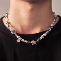 ราคา TEMU สร้อยคอแฟชั่นหน้ายิ้มสดใสห้าแฉกพร้อมจี้ลูกปัด สร้อยคออเนกประสงค์ ของขวัญเครื่องประดับ A95 (17592389827889)