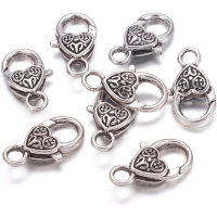 ราคา TEMU 20ชิ้น ตะขอเกี่ยวหัวใจขนาดใหญ่สีเงินโบราณ ปลอดตะกั่ว นิกเกิล และแคดเมียม ขนาด 1x0.55 นิ้ว สำหรับทำเครื่องประดับ (17592219438415)