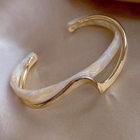 ราคา TEMU 18K ทองคำเคลือบเงินคลื่นรูปแหวนข้อมือ, เครื่องประดับสไตล์มินิมอลสำหรับผู้หญิง (17592223881566)