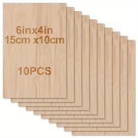 ราคา TEMU แผ่นไม้ฝีมือ 10 ชิ้น, แผ่นไม้บัลซ่า, แผ่นไม้บาสวูดบาง ๆ สำหรับการทำเรือบ้านเครื่องบินเรือศิลปะและงานฝีมือ, โครงการโรงเรียน, ของตกแต่ง DIY จากไม้ (150x100x2 มม.) (17592206547751)