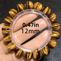 ราคา TEMU หินตาเสือธรรมชาติ คุณภาพดี มีความเงางาม ขนาดหลากหลาย 6mm, 8mm, 10mm สร้อยข้อมือ หินตาเสือสีเหลือง (แต่ละเม็ด) (17592205787085)