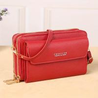 ราคา TEMU กระเป๋าสตางค์ผู้หญิง 1 ชิ้น: กระเป๋าสะพายข้างหลากหลายลิ้นจี่ พร้อมสายรัดถอดได้ กระเป๋าโทรศัพท์ All-Match (17592232366558)