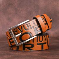 ราคา TEMU เข็มขัดหนังเทียมสำหรับผู้ชายพร้อมด้วยหัวเข็มขัด - ดีไซน์ "EVOLUTION" สีน้ำตาล เหมาะสำหรับชุดสูท กางเกงยีนส์ และชุดแบบ - เข็มขัดสำหรับเสื้อผ้า (17592204360157)