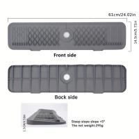 ราคา TEMU 1 แผ่นกันกระเด็นซิลิโคนสำหรับอ่างล้างจาน ขนาด 24x5.7 นิ้ว ทำความสะอาดง่าย ขอบพับได้ แห้งเร็ว เหมาะสำหรับครัว ห้องน้ำ บ้านไร่ และรถบ้าน อุปกรณ์เสริมในครัว (17592237530811)