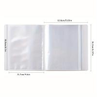 ราคา TEMU อัลบั้มจัดเก็บสติกเกอร์ใบเสร็จเอกสาร A6 ขนาดใหญ่ 40 แผ่น พร้อมช่องใส่รูปภาพและกระเป๋าเก็บรายการ (17592255675254)