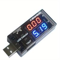 ราคา TEMU เครื่องวัดกระแสไฟฟ้าและแรงดัน USB Charger Doctor แบตเตอรี่ Voltmeter Ammeter Multimeter USB Tester โมบายพาวเวอร์ พาเนลตรวจสอบ (17592196969740)