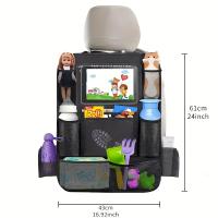 ราคา TEMU กระเป๋าเก็บเบาะรถยนต์, กระเป๋าเก็บเบาะหลัง, กระเป๋าเก็บของอเนกประสงค์, สำหรับกระเป๋าแขวนในรถยนต์ IPad, ป้องกันการเตะเบาะหลัง (17592224672470)