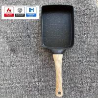 ราคา TEMU 1 ชิ้น กระทะทามาโกะยากิเคลือบสารกันติด - กระทะไข่เจียวสี่เหลี่ยมญี่ปุ่น ขนาด 5.9x7.28 นิ้ว พร้อมด้ามจับไม้ - เหมาะสำหรับทำไข่ม้วนและทอด - อุปกรณ์ทำครัวที่จำเป็น (17592205272699)