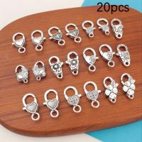 ราคา TEMU 20 ชิ้น คละแบบ อะลอยด์ รูปทรงไม่ซ้ำใคร ลายสวยหรู ตัวล็อบสเตอร์ สร้อยข้อมือ/สร้อยคอ/พวงกุญแจ/เครื่องประดับแขวน วัสดุทำมือ เหมาะสำหรับทำเครื่องประดับ (17592226126755)