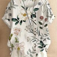 ราคา TEMU เสื้อเชิ้ตลายดอกไม้ย้อนยุคสไตล์เรียบหรูแขนสั้นสำหรับฤดูร้อน 2025 เหมาะสำหรับการพักผ่อนหรือชุดชายหาดยาว (17592202301203)