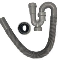 ราคา TEMU ท่อระบายน้ำอ่างล้างหน้า 1 ชิ้น ป้องกันกลิ่นไม่พึงประสงค์ ท่อน้ำรั่ว อุปกรณ์ท่อระบายแบบ U สำหรับอ่างล้างมือ (17592205707542)