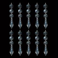 ราคา TEMU 90 หัวขดพลาสติกคริสตัลแขวนสำหรับงานแต่งงานตกแต่งคริสตัล, แหวนประดับดอกไม้โคมไฟทำจากอะคริลิคใส ใช้สำหรับตกแต่งงานแต่งงาน (สไตล์ไอซ์คลิ้ง) (17592241939279)