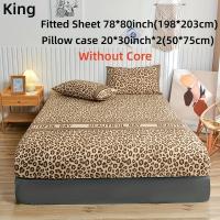 ราคา TEMU เซตผ้าปูที่ครอบร่างลายเสือดำ 3 ชิ้น, นุ่มสบาย ระบายอากาศได้ดี ผ้าห่มที่ป้องกันที่นอนโรงแรมสำหรับห้องนอนแขก (1 ชิ้น ผ้าปูที่ครอบร่าง + 2 ชิ้น หมอน, ไม่รวมฟองนอน) (17592250680082)