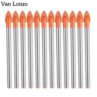 ราคา TEMU 10 ชิ้น Van Lonzro 6 มม. สว่านสามเหลี่ยมเซรามิกดอกสว่านรูปกลม - โลหะ, ไม่มีเคลือบ, ไม่ต้องใช้พลังงาน, เหมาะสำหรับการเจาะกระเบื้อและผนัง, อุปกรณ์เจาะ | สว่านเซรามิก | สีโลหะ (17592198360552)