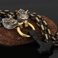 ราคา TEMU สร้อยคอจักรพรรดิย้อนยุคสุดเท่ห์สำหรับผู้ชาย สร้อยคอสแตนเลสสตีลรูปหัวหมาป่า เครื่องรางนำโชคค้อน (17592275310912)