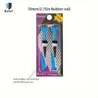 ราคา TEMU Caiton 2 ชิ้น/แพ็ค 80มม. (3.14นิ้ว)/70มม. (2.75นิ้ว), ทีไทม์กอล์ฟแบบขั้นบันได, สีน้ำเงิน/แดงเลือกได้, อุปกรณ์กอล์ฟ (17592298795481)