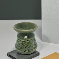 ราคา TEMU ที่ใส่ธูปลายช้างมังกรเซรามิกแฮนด์เมดสไตล์วินเทจ ประดับลายแกะสลักสวยงาม - & โคมไฟสังสรรค์สีทอง สำหรับเทียน น้ำมันหอมระเหย และของตกแต่งบ้าน, ของแต่งบ้านลายช้าง (17592301493315)