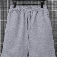 ราคา TEMU กางเกงขาสั้นชายฤดูร้อน - เอวยืดพร้อมเชือกผูก, ผ้าเบาโปร่งสบาย, สีดำเรียบง่ายแบบแคปริสายยาวกลาง สำหรับใส่เล่นกีฬาและลำลอง, แบบอเมริกันเทรนด์ ทรงปกติ ดีไซน์คลาสสิคเรียบง่าย (17592230601356)