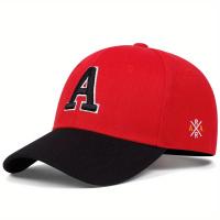 ราคา TEMU หมวกเบสบอลปักตัวอักษร A ฮิปฮอป เรียบง่าย สไตล์ยูนิเซ็กส์ หมวกแก๊ปปรับขนาดได้ หมวกกันแดดสำหรับผู้หญิงและผู้ชาย (17592226679531)