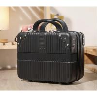 ราคา TEMU กระเป๋าเดินทางขนาดเล็ก 14 นิ้ว กล่องเก็บของมินิ กระเป๋าแฟชั่น มุมเครื่องสำอาง กระเป๋าเดินทางพกพา กระเป๋าเมคอัพแบบลูกบาศก์น้ำตาล (17592317424800)