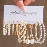 ราคา TEMU ชุดต่างหูแฟชั่นย้อนยุค 12/10 ชิ้น ประดับด้วยไข่มุกเทียม สำหรับเทศกาล, , เดท, , และใส่ประจำวัน (17592330333150)