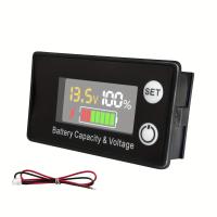 ราคา TEMU เครื่องทดสอบความจุแบตเตอรี่ดิจิทัลพร้อมตัวบ่งชี้ระดับแรงดันและระดับการชาร์จ, จอแสดงผล LCD, รองรับ 12V/24V/48V, มีโหมดไฟเส้นสายสำหรับตู้ควบคุมแบตเตอรี่รถ RV และเรือ (17592354238586)