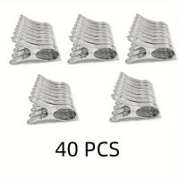 ราคา TEMU ชุดขนาดใหญ่ 20/40 ชิ้น คลิปผ้าหนังหนักทนทาน คลิปผ้าขนหนัก คลิปเชือกสแตนเลส เครื่องหมายคลิปหนัก คลิปกันลม คลิปโลหะ ที่แขวนผ้าห่มเรือสระว่ายน้ำ (17592357116450)