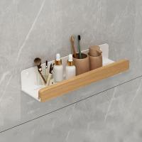 ราคา TEMU 1 ชิ้น ชั้นวางของติดผนังในห้องน้ำ | ชั้นวางแขวนเหล็กคาร์บอนสำหรับจัดระเบียบเครื่องสำอาง, สบู่, เจลอาบน้ำ (17592362376925)