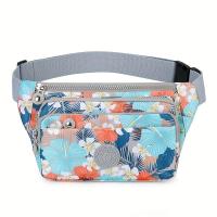 ราคา TEMU กระเป๋าคาดเอวแฟชั่นสตรีแบบลำลอง ความจุใหญ่พร้อมหลายช่องและซิป 5 ช่อง กระเป๋าอก กระเป๋าผ้าออกซ์ฟอร์ด กระเป๋าสะพายไหล่ พกพาได้ ลวดลายผ้าสุ่ม (17592368887927)