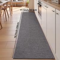 ราคา TEMU พรมครัว 1 ชิ้น พรมกันลื่นซักได้ พรมทอสำหรับพื้นครัว พรมทางเดินในครัว พรมหน้าอ่างล้างจาน ห้องซักผ้า ทางเดิน ตกแต่งบ้าน ของขวัญคริสต์มาส (17592371454480)