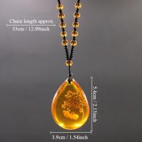 ราคา TEMU สร้อยคอลูกปัดแว็กซ์เกลือลอยน้ำ 1 ชิ้น, สร้อยคอวินเทจพร้อมจี้สำหรับผู้ชาย (17592382797826)