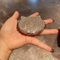 ราคา TEMU กระจกเครื่องแต่งหน้าพกพาขนาดเล็กรูปแบบแมวที่มีไฟเย็น, สองด้านพับได้, เฟรมสแตนเลสเหล็ก, พื้นผิวกระจกเงางาม, ไม่มีกลิ่น, ธีมเรือ, ติดตั้งที่โต๊ะแต่งหน้า, พกพาและเบา - 1 ชิ้น (17592399553287)