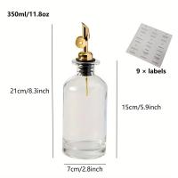 ราคา TEMU ขวดจ่ายน้ำมันแก้วสีทองพร้อมฉลาก - 11.8oz/17oz, เปิด-ปิดอัตโนมัติ, ภาชนะน้ำมันมะกอกและน้ำเชื่อมสำหรับครัวปลอด BPA (17592409921920)