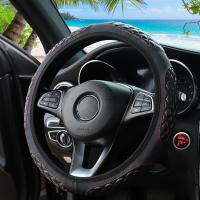 ราคา TEMU 1 ผ้าคลุมรถยนต์หนังแกะเทียมที่มีการเย็บสามมิติ นุ่มสบายและสะดวกสบาย ไม่มีวงแหวนภายในที่ครอบหมุนล้อรถยนต์ เหมาะสำหรับขนาด -15 นิ้ว (17592427776639)