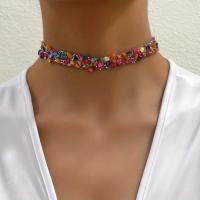 ราคา TEMU สร้อยคอโบฮีเมียนสไตล์ปาร์ตี้หินธรรมชาติสีสันสดใสประดับเพชร 1 เส้น สำหรับวันหยุดพักผ่อน (17592232398361)