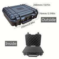 ราคา TEMU 1 ชิ้น กระเป๋าเคสแข็งพร้อมฟองน้ำตัดสำหรับจัดเก็บ กล่องป้องกันความปลอดภัย กล่องจัดระเบียบเครื่องมือ ทนต่อแรงกระแทก (17592308263206)