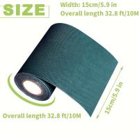 ราคา TEMU 1 ม้วนเทปติดเองสำหรับหญ้าเทียมขนาด 6" x 32.8ft - ความแข็งแรงสูง, ไม่มีคราบกาว, ป้องกันการคลิป, ใช้งานง่าย, วัสดุ PE สำหรับข้อต่อหญ้าเทียมที่มั่นคง (17592394858684)