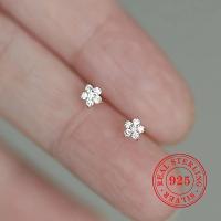 ราคา TEMU 1 คู่ ต่างหูแฟชั่นผู้หญิง ส925 เงินแท้ ซีโรเนียเทียม ต่างหูดอกไม้ ต่างหูเล็กสำหรับผู้หญิง สำหรับเพื่อน ของขวัญที่งดงาม (ไม่มีกล่อง) (17592419373080)