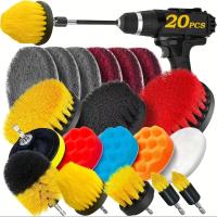 ราคา TEMU ชุดอุปกรณ์แปรงขัด 20 ชิ้น/11 ชิ้น แผ่นขัดและฟองน้ำ แปรงทำความสะอาดไฟฟ้าพร้อมอุปกรณ์ต่อยาว สำหรับทำความสะอาดอเนกประสงค์ ขัดร่องยาแนว กระเบื้อง อ่างล้างจาน แผ่นขัดเงารถยนต์ (17592427474545)