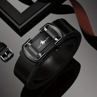 ราคา TEMU เข็มขัดหนังเทียมผู้ชาย พร้อมหัวเข็มขัดอัตโนมัติ | สไตล์ธุรกิจ, หัวเข็มขัดสมมาตร, ดีเทลกลวง, หัวเข็มขัดสีทองโลหะผสมสังกะสี, เหมาะสำหรับฤดูแต่งงานและวันพ่อ (17592228561143)