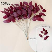 ราคา TEMU 5/10ชิ้น กิ่ง/ใบปลอม (5.1 "x12.6"), ตกแต่งบ้านในฤดูใบไม้ร่วง, ต้นไม้/ดอกไม้ประดิษฐ์, ตกแต่งดอกไม้ปลอมสำหรับงานปาร์ตี้ฮาโลวีน/ขอบคุณพระเจ้า/คริสต์มาส, ใบไม้ประดิษฐ์ (17592253086921)